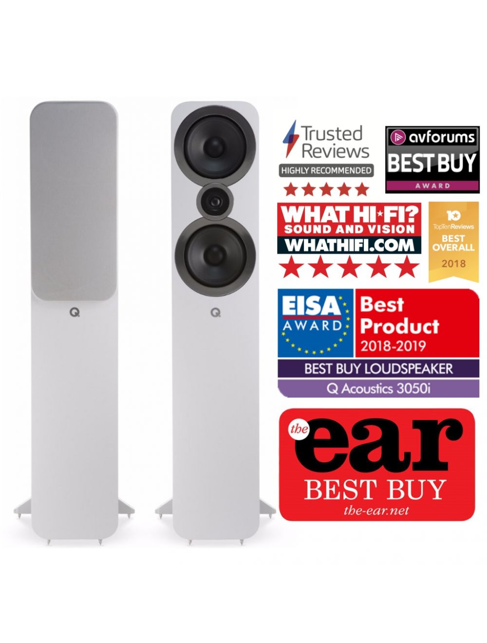 Q acoustics 3050i enclosure aesthetics and offers